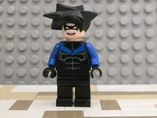 LEGO Nightwing Minifigure - 7785 DC Batman I - Arkham Asylum ***MISPRINT***