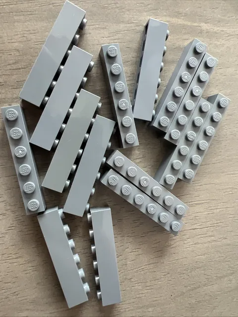 Lego 3009 Dark Bluish Gray Brick 1x6 - 15 Pieces