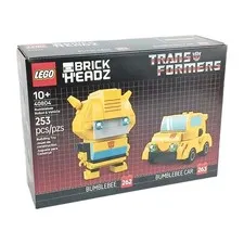 LEGO® BRICKHEADZ Transformers Bumblebee Robot 253 Piece Building Set 40804