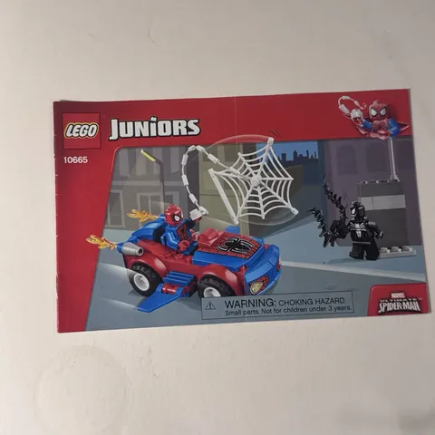 LEGO Juniors: Spider-Man: Spider-Car Pursuit (10665) 2014 INSTRUCTIONS ONLY