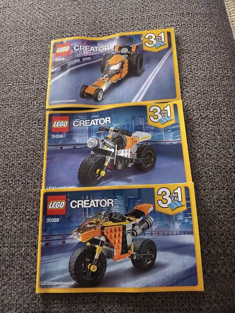 3 LEGO CREATOR # 31059((3)),,LEGO INSTRUCTION MANUALS,, ONLY,,LOOK 