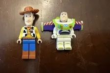 LEGO Toy Story Woody & Buzz Lightyear Minifigure Lot Disney Pixar