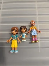 3 Lego Friends Minifigures New Lot From Kit Bash