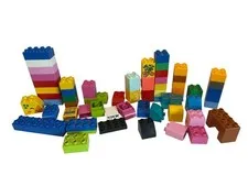 LEGO Duplo Blocks Lot 2x2 2x4 2x8 Bricks Building Toys Slopes Picture Blocks Etc
