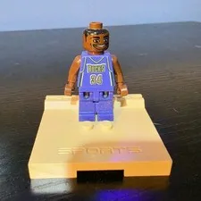 LEGO NBA 2003 Ray Allen Milwaukee Bucks #34 Minifigure Purple Uniform