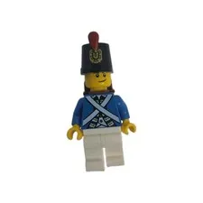 Lego Minifigure Bluecoat Soldier 1 pi152 From Imperial Soldiers Set 70410