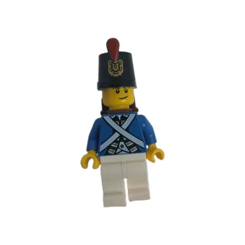 Lego Minifigure Bluecoat Soldier 1 pi152 From Imperial Soldiers Set 70410