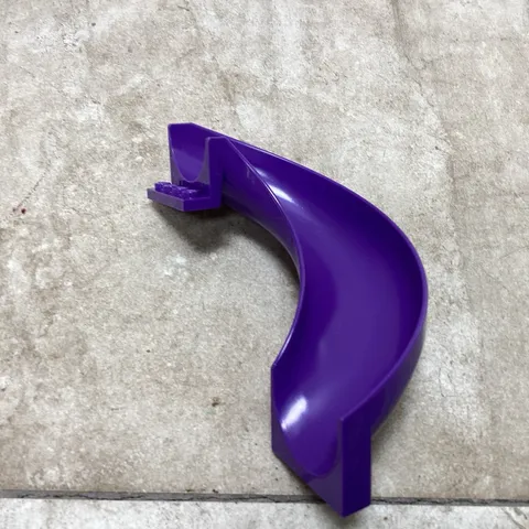 1X Lego Playground Slide Curved 180° Dark Purple