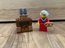 Lego mrs clause minifigure