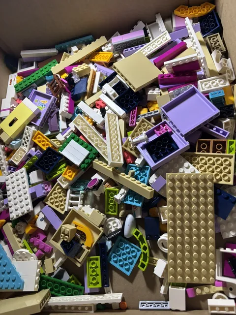 1/2 Pound OF LEGO FRIENDS PIECES BULK MIXED BRICKS Lot