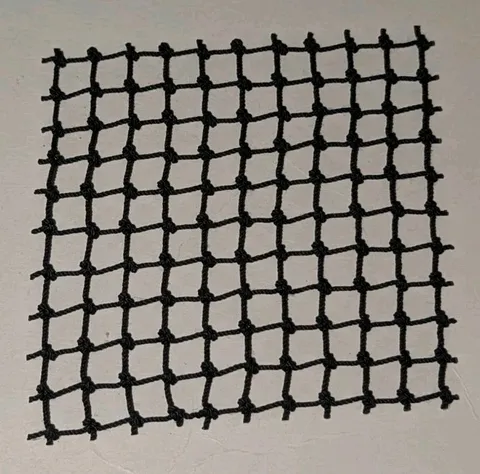 Lego Black Net String 10 x 10 Square Piece Part # 71155 Squares 10x10 EUC