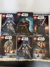 Lego Star Wars Buildable Figures Instruction Manuals Only