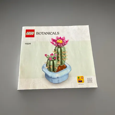 Lego 11509 Botanicals Flowering Cactus Instructions Only