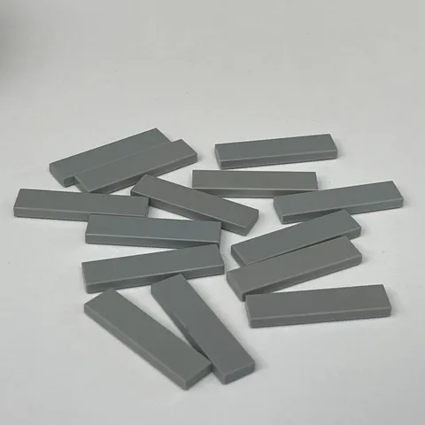 Lego 2431 35371 Light Gray Replacement Parts Pieces Lot of 14