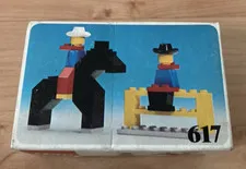 Vintage Lego 617 Cowboys New & Sealed /New & Sealed
