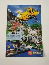 Rare Advertising Flyer Promotional Sheet LEGO City City 6597 6666 6483 6348 6350 1994