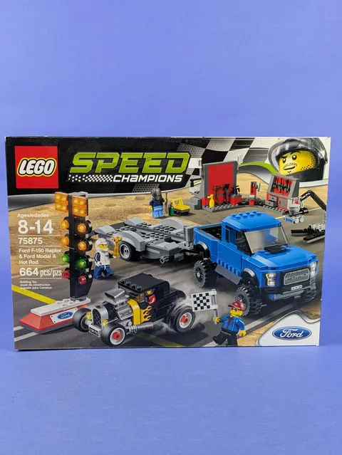 LEGO SPEED CHAMPIONS Ford F-150 Raptor & Ford Model A Hot Rod 75875