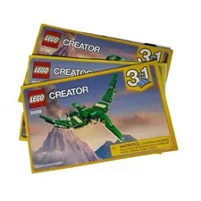 3 LEGO CREATOR 3 in 1 MIGHTY DINOSAURS Instructions MANUALS ONLY 31058