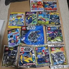 Lego Pack Lot Of 13. Batman, Lego City, Dreamzzz, Nexo Knights