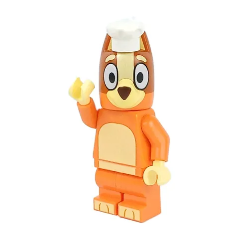 LEGO® BLUEY Chef Bingo Minifigure™ Printed Head with Hat Set blu008