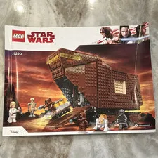 LEGO Star Wars 75220 Sandcrawler Instruction Manual Booklet Only 2018 English