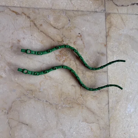 LEGO 2x Bionicle Weapon Tentacle Seaweed Green Piece 57564 Set 7985 Atlantis
