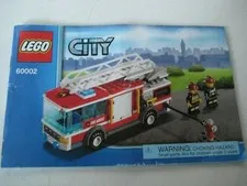 Lego City ~ # 60002 Fire Truck Instruction Manual ~ ONLY!!!!