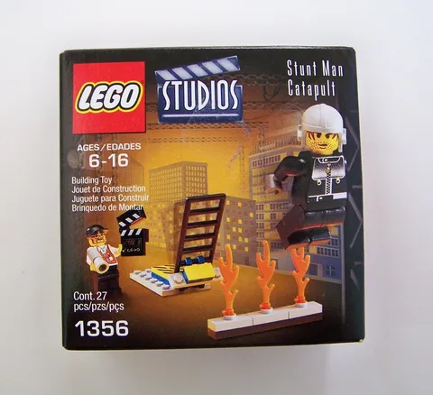 Lego Studios 1356 Stunt Man Catapult NEW movie director minifigure retired