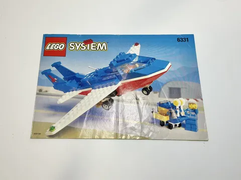 LEGO System Patriot Jet Airplane 6331 Instruction Manual Book Vintage 1996