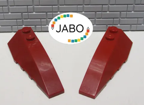 (P14/1/1) LEGO 41747 + 41748 Wedge Brick Wing 6x2 Dark Red