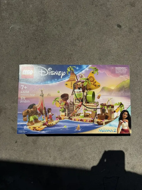 LEGO Disney Moana 2 Kakamora Barge Kids Toy Maui Moana 43258 BRAND NEW SEALED
