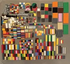 1 Pound 12+ Oz Lego Bricks, Blocks, Building Pieces. Variety of Colors & Sizes
