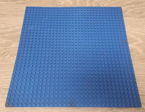 Lego 3811 Blue Baseplate 32 x 32 Rounded Corners Replacement Part Piece READ