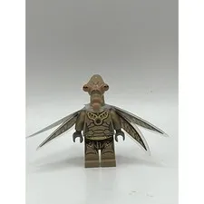 LEGO Star Wars Geonosian Minifigure SW0320 Dark Tan, Clone Wars Era w/ Wings
