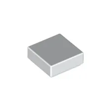 LEGO Briques Pièces 20x Blanc 1x1 Carreau Plat Mince sans Clou 307001 3070 Neuf