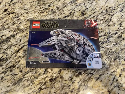 LEGO Star Wars 75257 Millennium Falcon Illustrated Instruction Manual Booklet