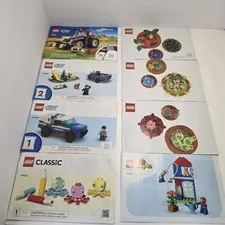 LEGO Instruction Manual Lot City 60369 60287 Classic 11032 DUPLO 10995 Booklets