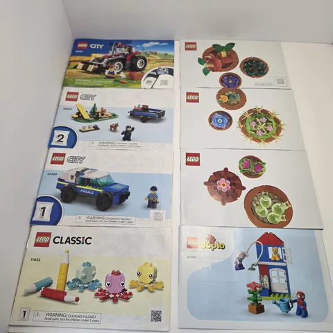 LEGO Instruction Manual Lot City 60369 60287 Classic 11032 DUPLO 10995 Booklets