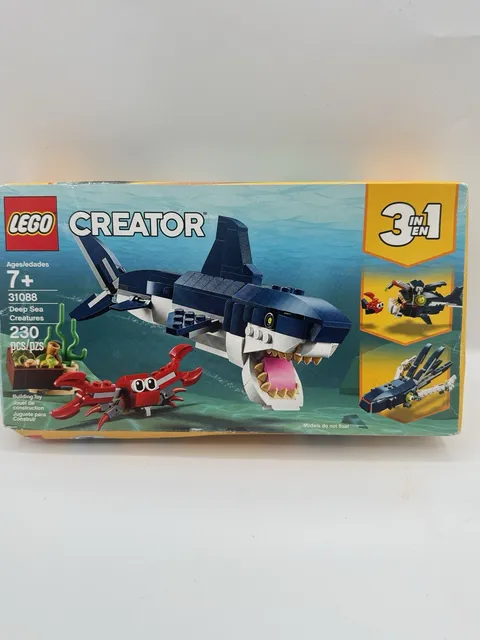 Lego 31088 Creator 3 in 1 Deep Sea Creatures Building Toy Set- Box Is Damage