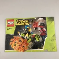 Lego Power Miners 8956 Stone Chopper Instruction Manual Good Condition