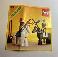 LEGO LEGOLAND Set 6021 Illustrated Instruction Manual Booklet (MPN 6021)