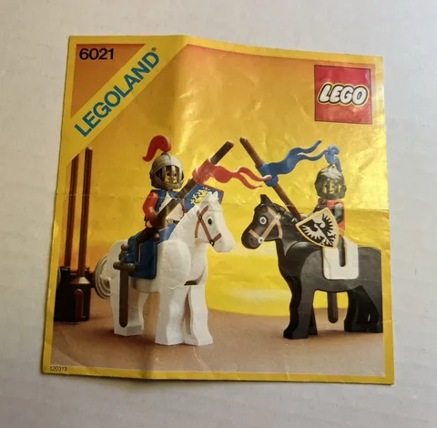 LEGO LEGOLAND Set 6021 Illustrated Instruction Manual Booklet (MPN 6021)