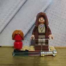 LEGO STAR WARS OBI WAN KENOBI 2 SABERS CLONE WARS RED
