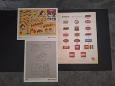 Lego VIP Originals Print Lot, Lego System Brochure, Japanese Patent, Lego Logo