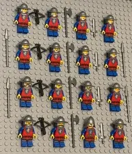 LEGO Lion Knight 16 Minifigures Lot Army Builder Castle Knights Warrior Guys NEW