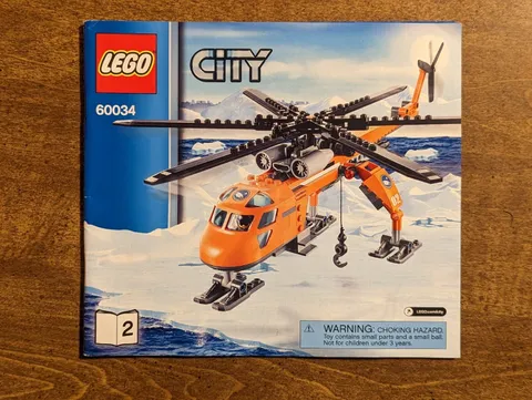 Lot Of 2 LEGO 60034 Instruction Manual Books Only Helicopter Dog Side Team