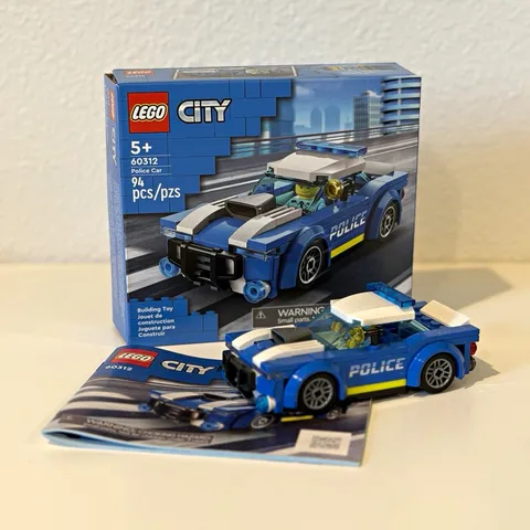 LEGO City 60312 Police Car 94 pcs Complete Set w/ Box & Instructions