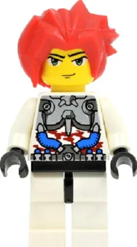 LEGO Ha Ya To with Silver Armor red hair Exo Force minifigure 8111 New