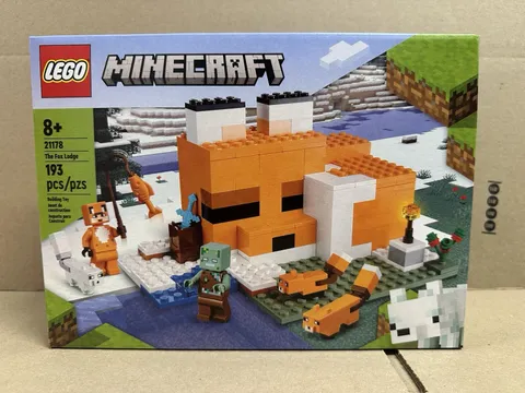 LEGO Minecraft - 21178 - The Fox Lodge - NEW - SEALED - FREE SHIPPING