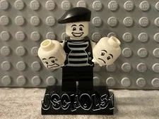 LEGO Mime Minifigure  Collectible CMF Series 2 (8684) - Complete